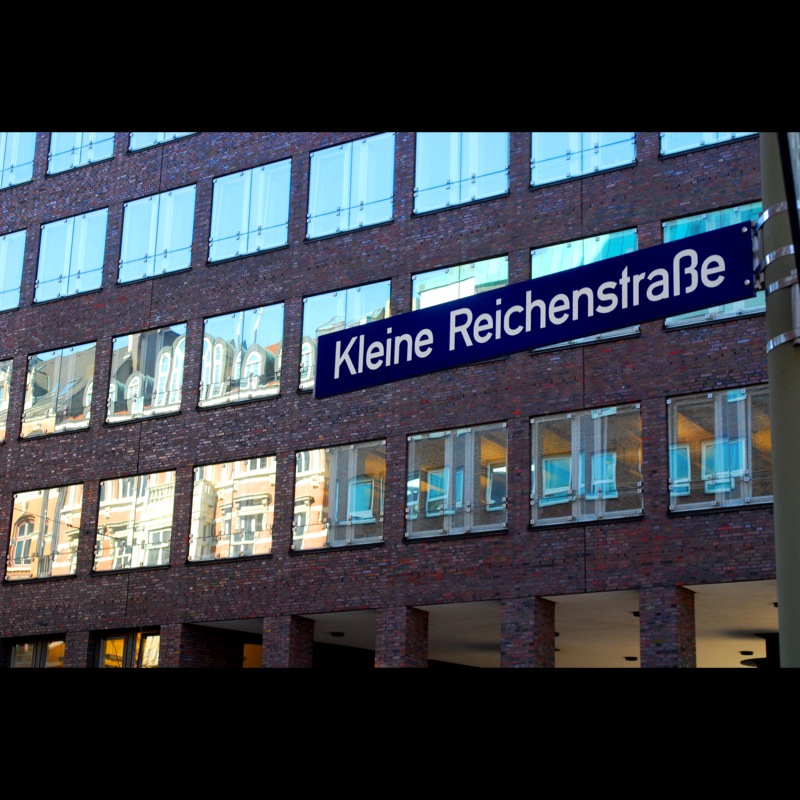 Kleine ReichenstraÃe in Hamburg