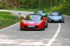 Rückkehr der Tesla Roadsters - Startnummer 62, 63, 64