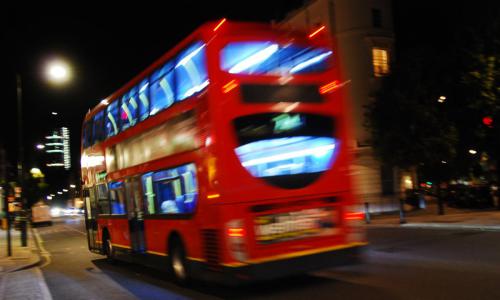 London, Bus in Pimlico
